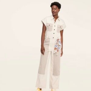Woolrich x Target Beige and Cream‎ Utility Jumpsuit